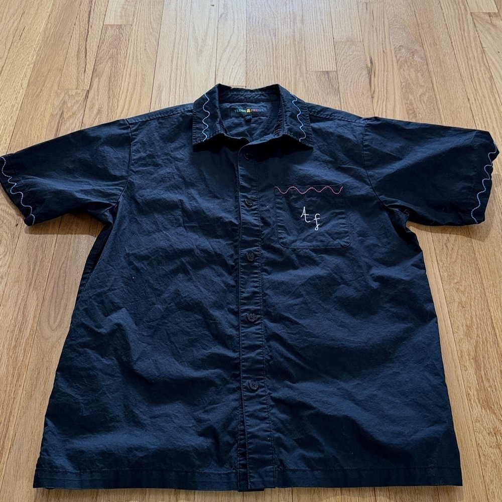 Teddy Fresh Bunch of Flowers Bunch of Flowers Button-Down Short Sleeve Shirt Sz
